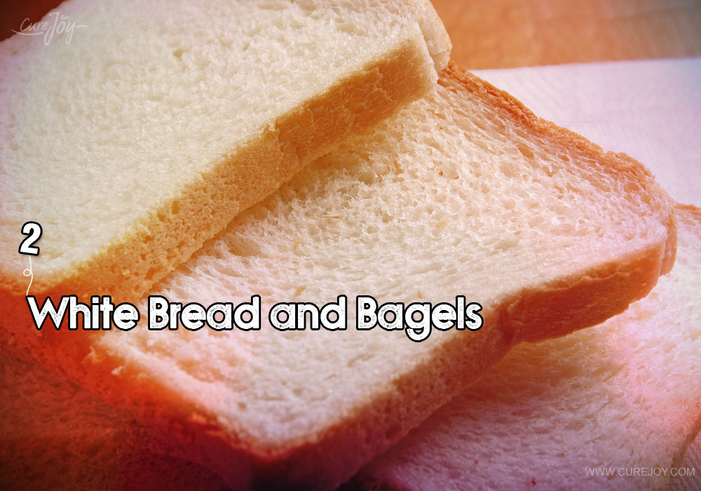 2-white-bread-and-bagels: Foods You Should Never Eat After Age 30
