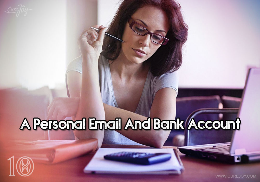 10-a-personal-email-and-bank-account