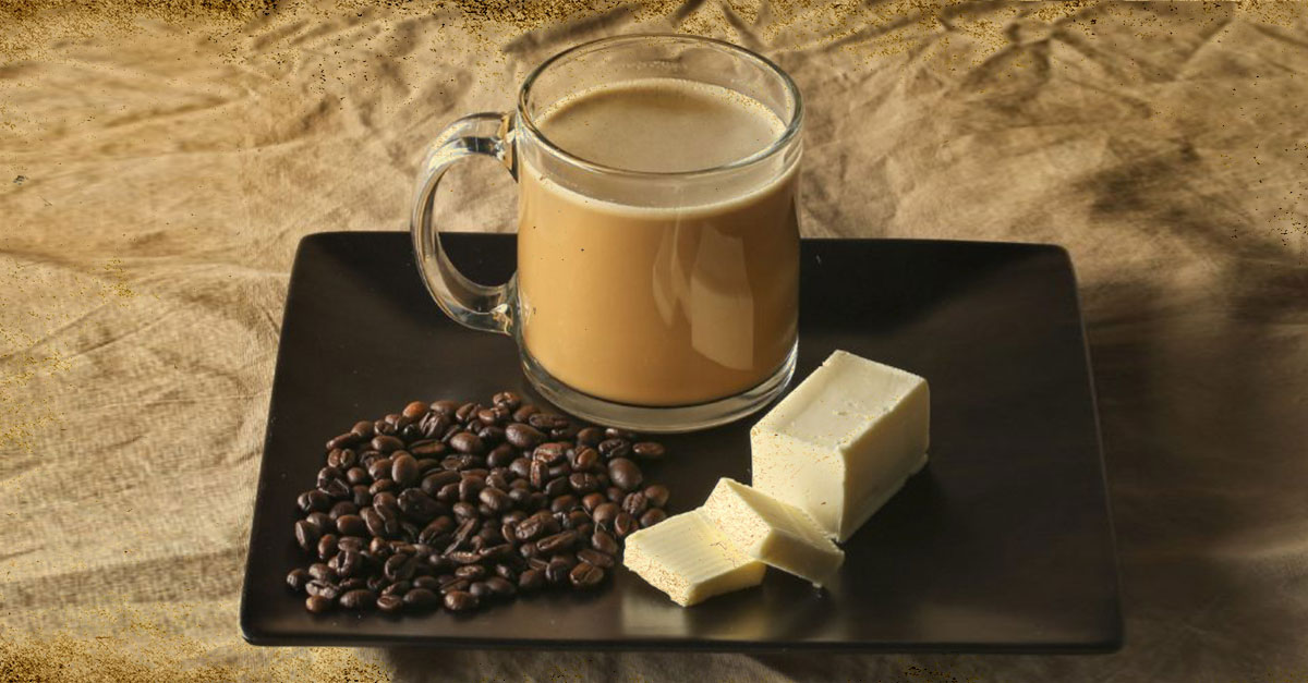 Adding butter in your coffee