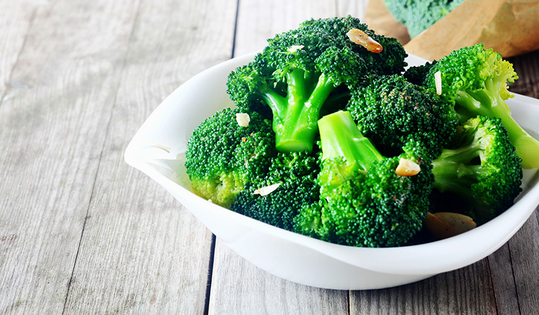 Broccoli contains vision-boosting beta-carotene