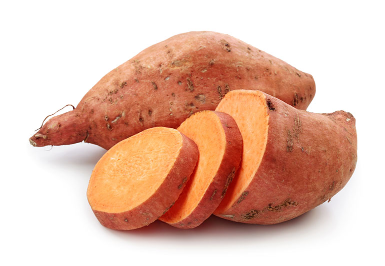 Sweet potatoes has beta-carotene and vitamin A helps retina to function better