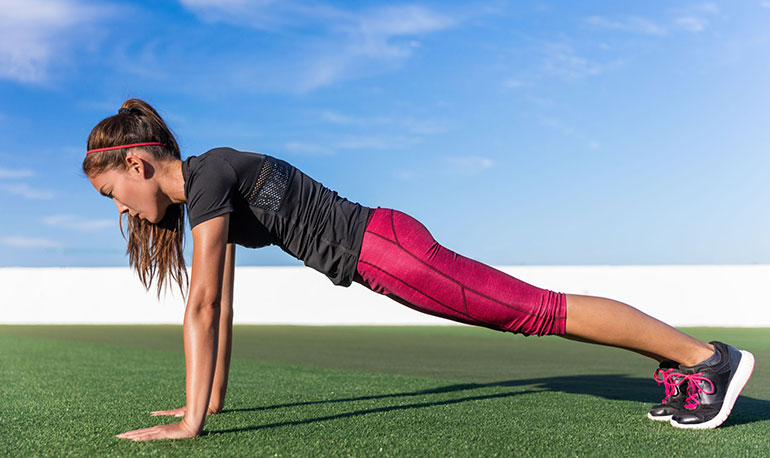 front-plank: best exercises to lose belly fat