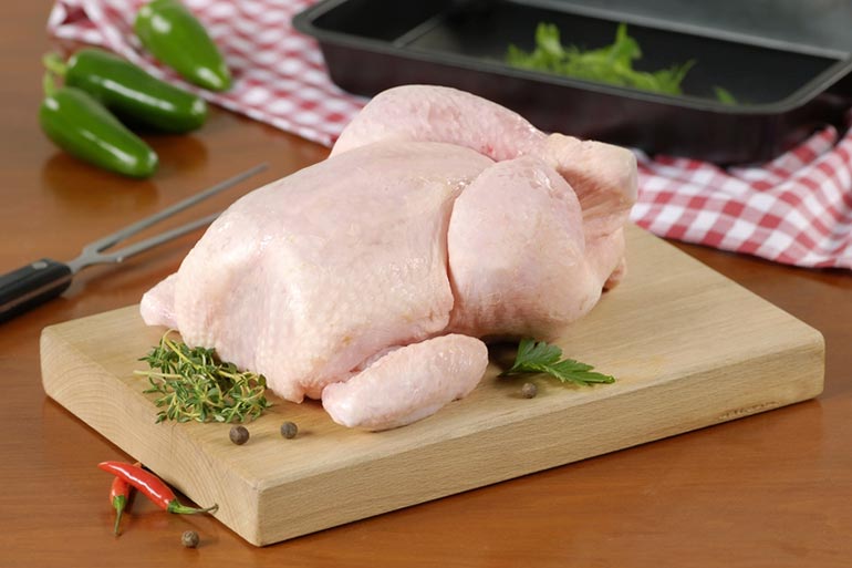 chicken: high in protein, reduces calorie intake