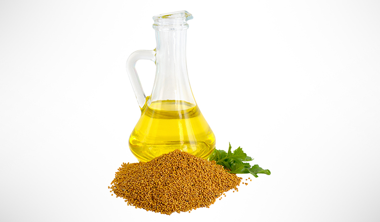 In combination or standalone, mustard oil can promote hair growth and prevent hair loss.