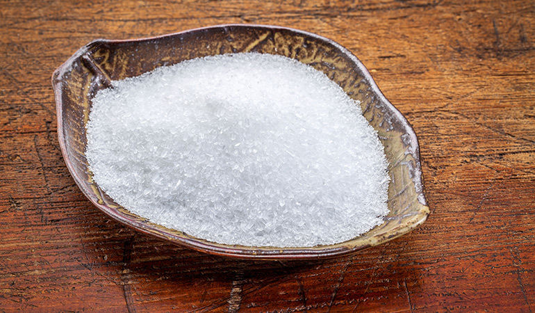 Epsom salt is also used to prepare an enema solution
