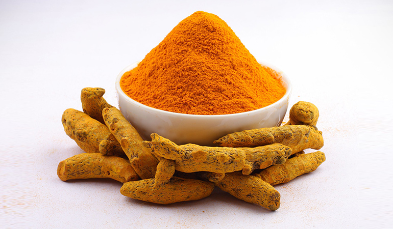 Turmeric has antiseptic properties that can help soothe skin