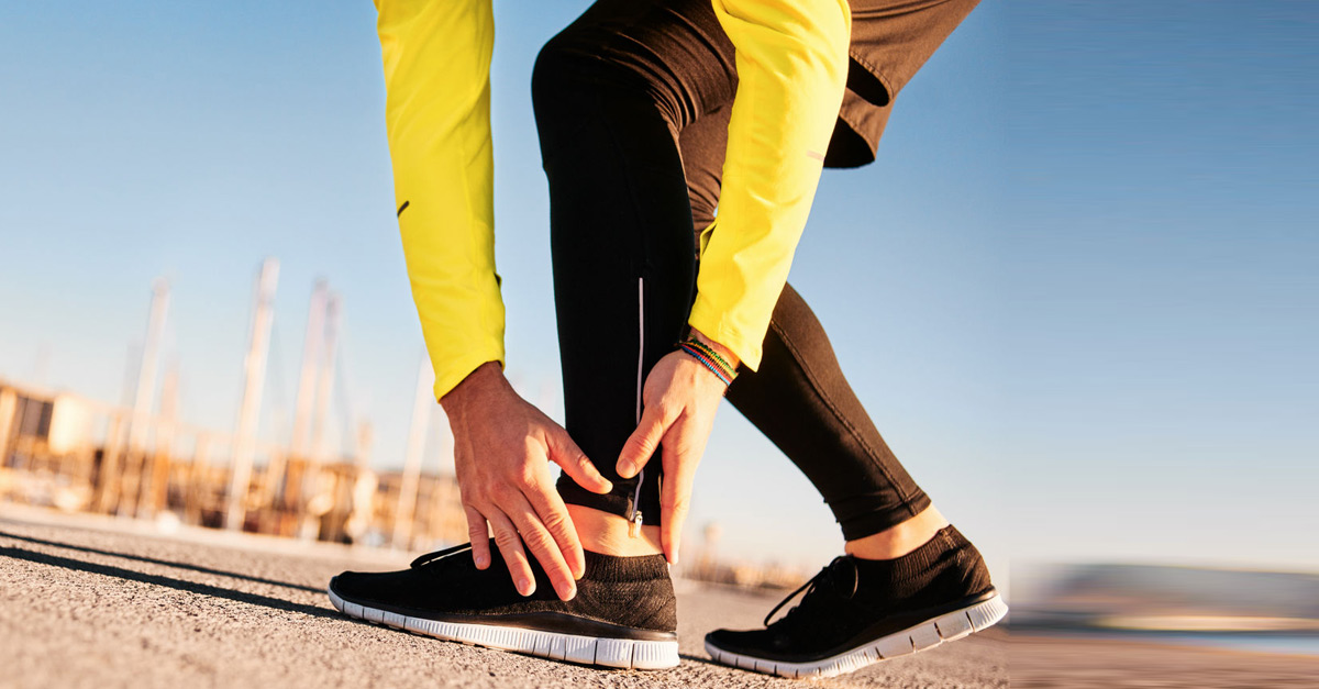 Sprained ankles can be due to excess wear and tear or a bad form or posture