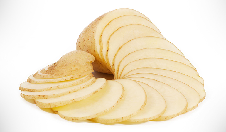 Potato facials helps with skin discoloration