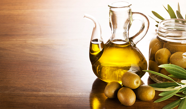 Olive oil and flax seed oil are a powerful antioxidant