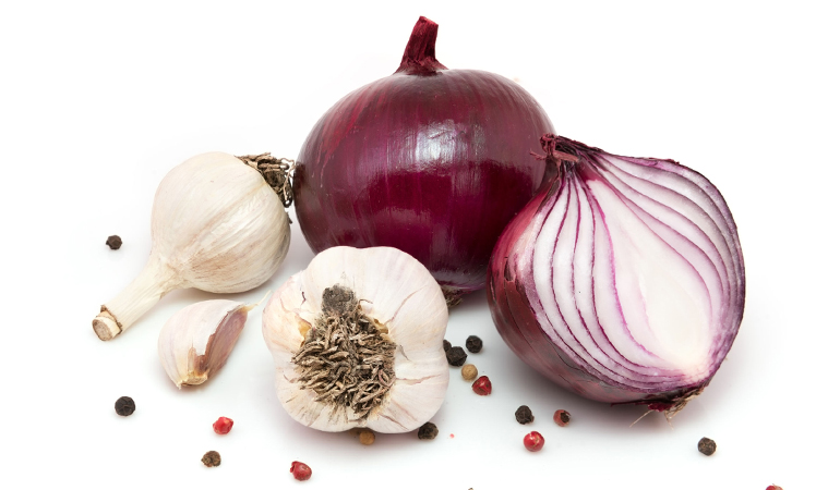 Onion and garlic are a great antioxidant and lowers your blood pressure