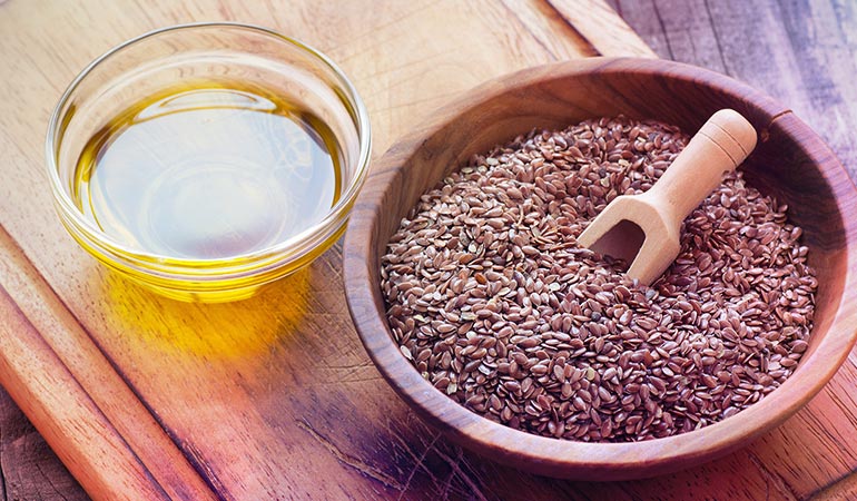 Flaxseeds are high in omega-3 fatty acids which protect your heart health