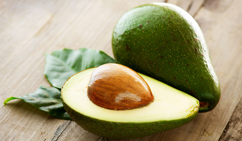 Half an avocado contains 6.7 grams of monounsaturated fatty acids