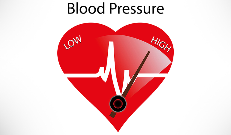 High blood pressure causes heart and brain disorders.