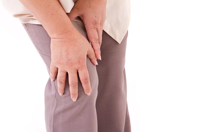 Arthritis occurs when a joint loses its fluid and cartilage, causing the bones to scrape against each other.