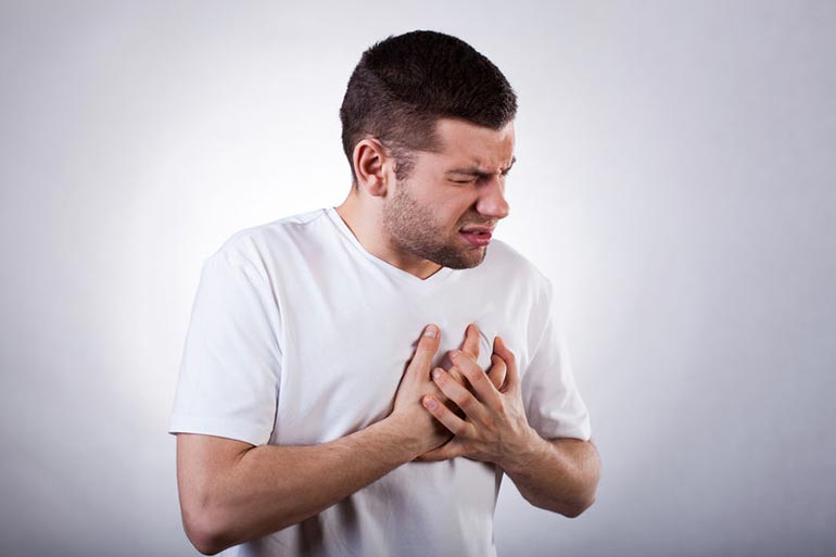 A heartburn is often confused with chest pain as it occurs in the same area