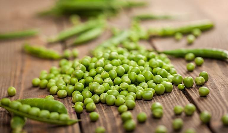 Peas pack 13 grams of protein in a cup