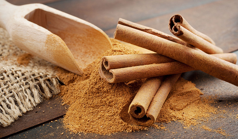Chinese angelica root, cattail pollen, salvia root, licorice root, and cinnamon bark can be taken