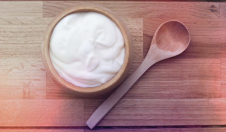 Greek yogurt and honey add moisture to your skin