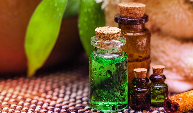 Tea tree oil is known for its strong antiseptic properties.