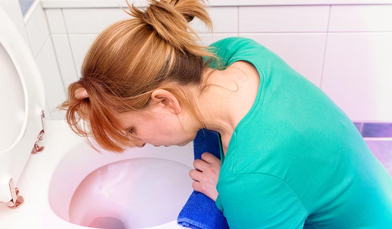 Diarrhea and vomiting can make you lose too much water