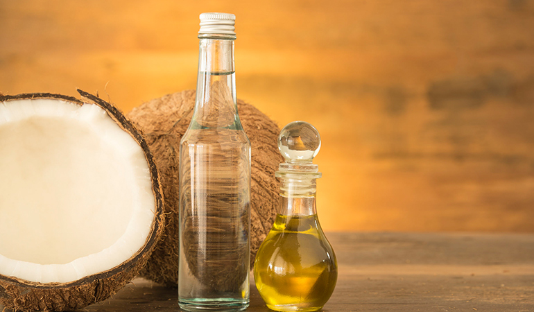 Coconut oil is antifungal and antibacterial in nature