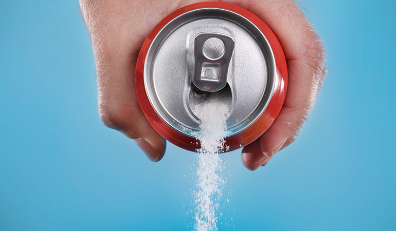 Diet soda contains artificial sweeteners that disrupt the body’s ability to accurately estimate calorie intake.