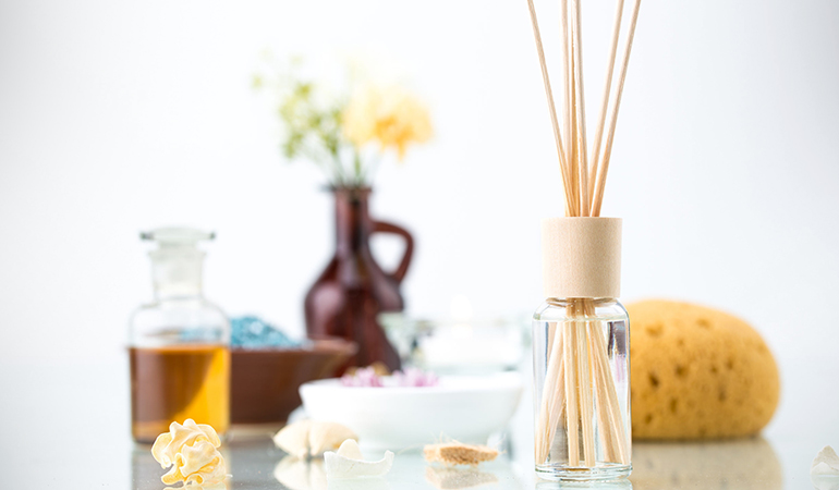 Swapping air fresheners for essential oils will give you a fresh-smelling home without the harmful chemicals.