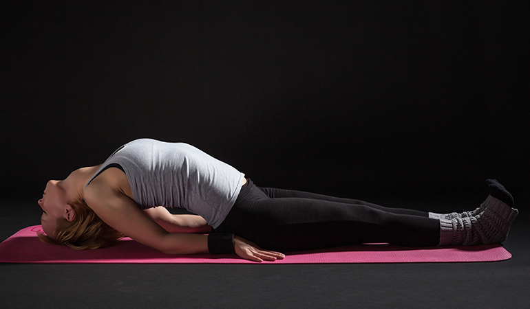 Fish Pose Can Relieve Stress And Maintain Hormonal Balance
