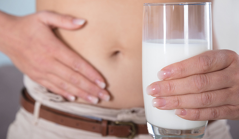 Lactose intolerance can cause gas.