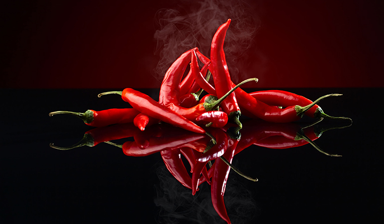Chili peppers can boost immunity.