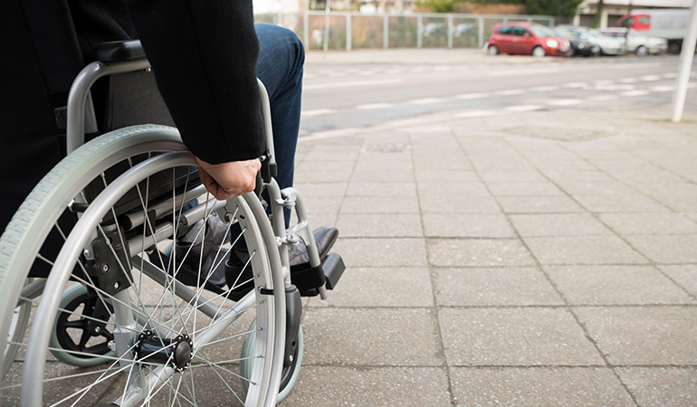 Just because a person uses a wheelchair, it doesn't necessarily mean he is a paraplegic.