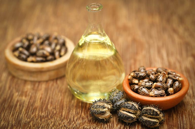 Castor oil reduces the symptoms of throat polyps and improves immunity