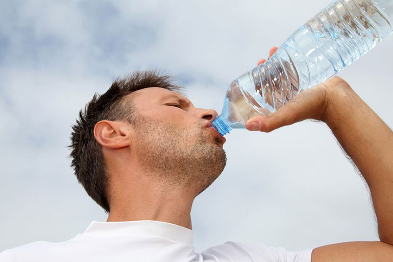Keeping yourself hydrated helps dilute the damaging effects of cancer-causing agents