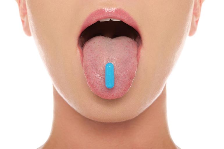Antibiotics, antifungals, and birth control can result in dark spots on the tongue