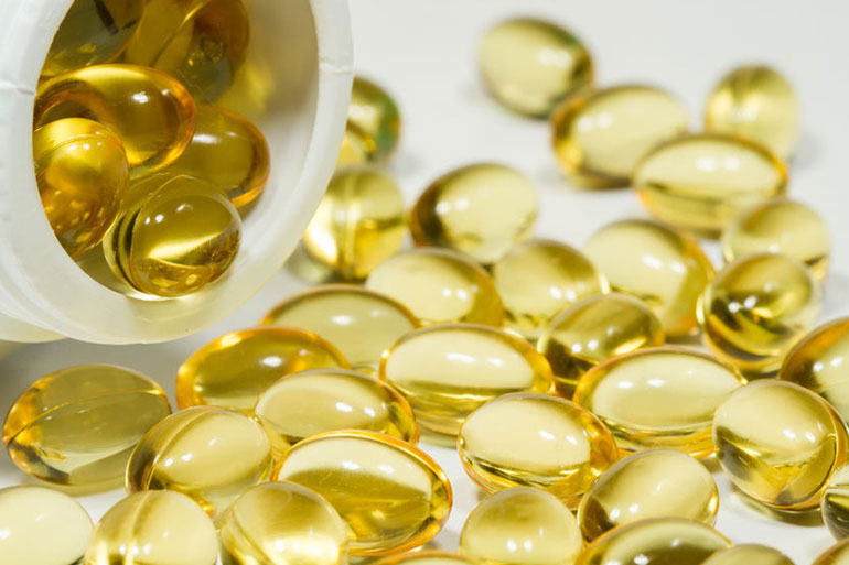 Fish oil is rich in omega-3s, which nourish the hair and support hair thickening