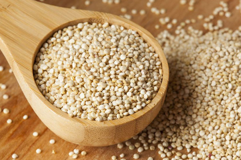 Quinoa has a ton of potassium and antioxidants