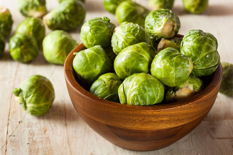 Bid constipation goodbye with fibrous brussels sprouts