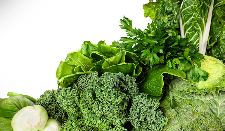 Leafy greens contain a host of nutrients