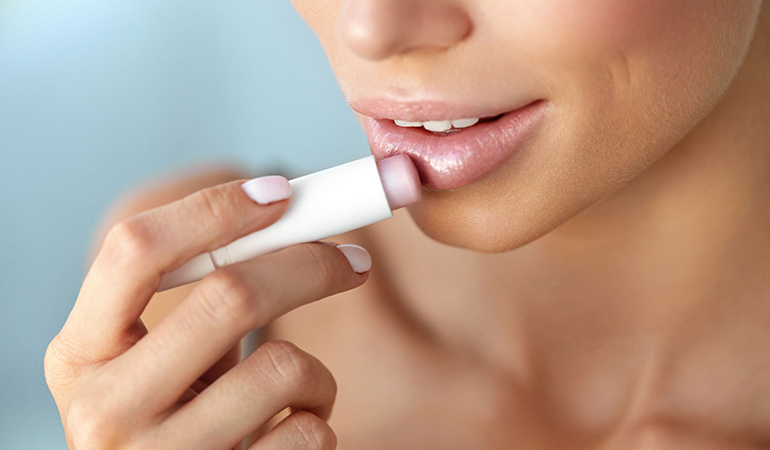 Lip balm can dry your lips out.