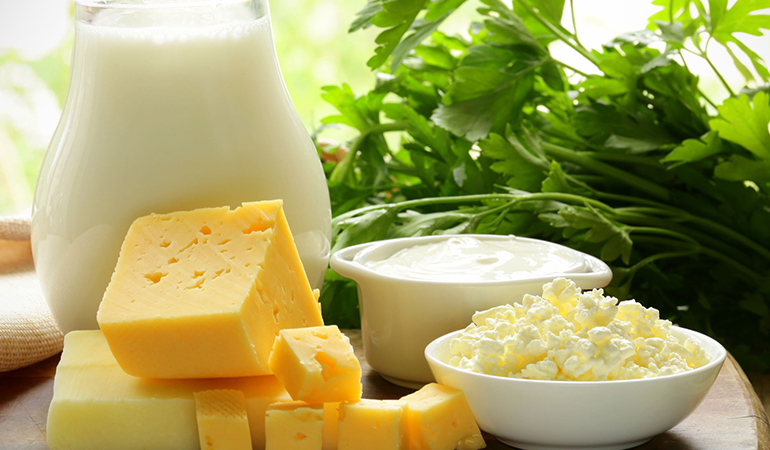 Unflavored, low-fat dairy products contain a natural sugar called lactose which is completely healthy.