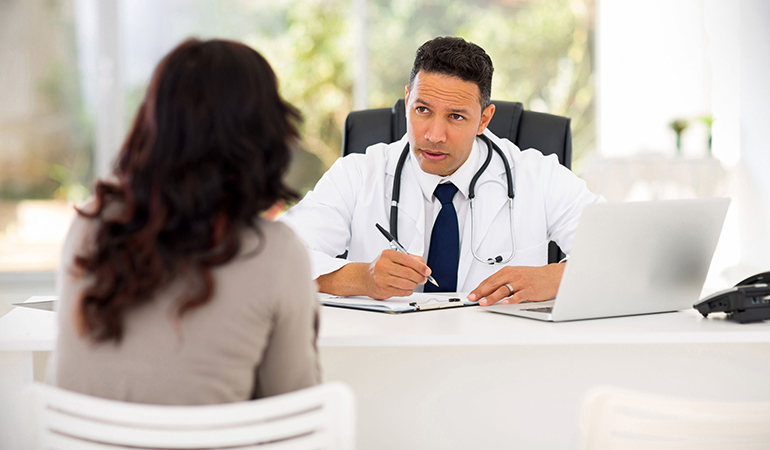 Visit your doctor regularly to rule out medical conditions and stay healthy.