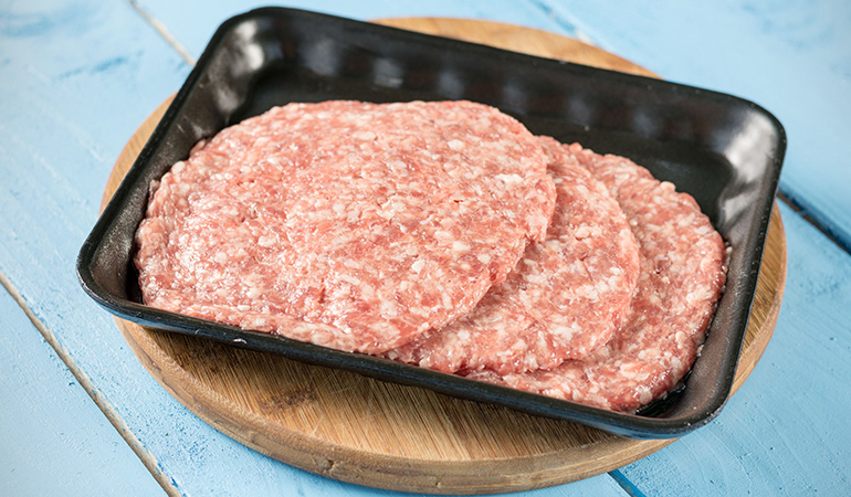 Packaged minced meat is more likely to be contaminated