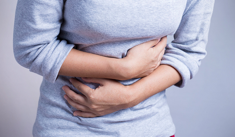 Physical symptoms like bloating or constipation are bad