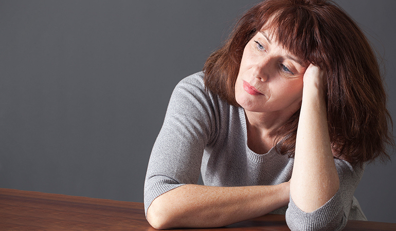 Hot flashes, depression, and mood swings are some of the symptoms of menopause