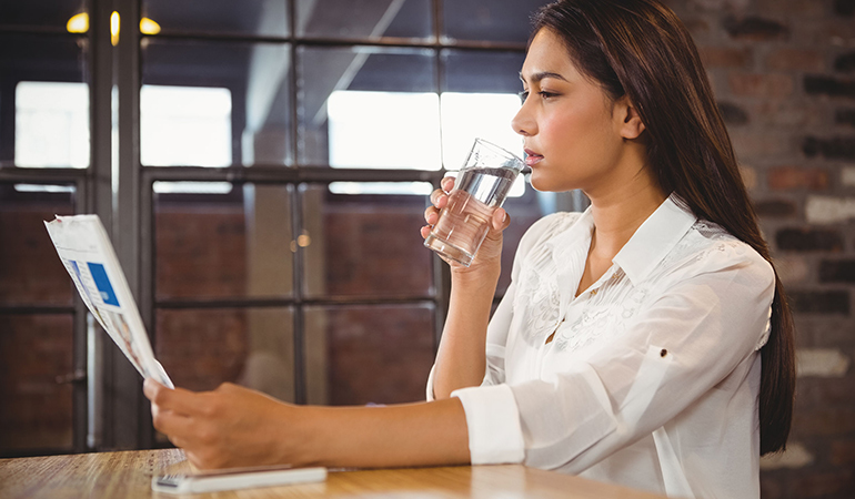 Drinking more water can help you concentrate better