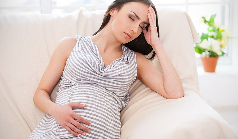 Morning sickness can be caused by hormonal changes