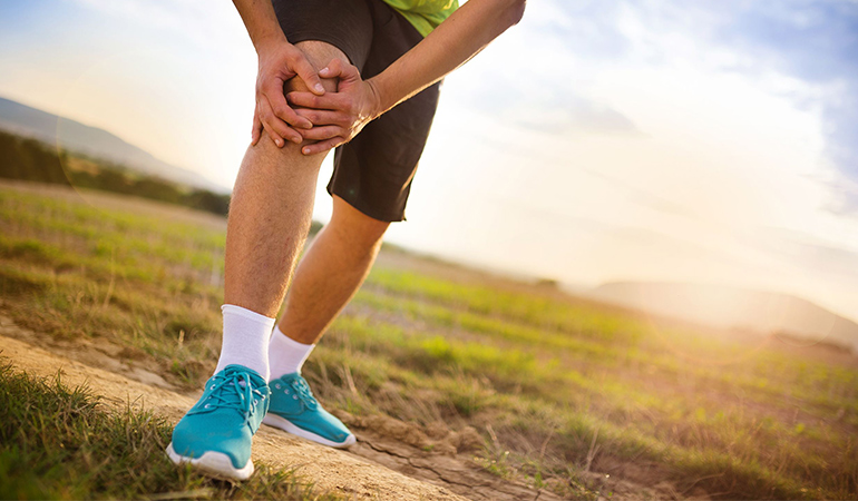 An injury to the ACL ligament can cause clicking in the knee joint