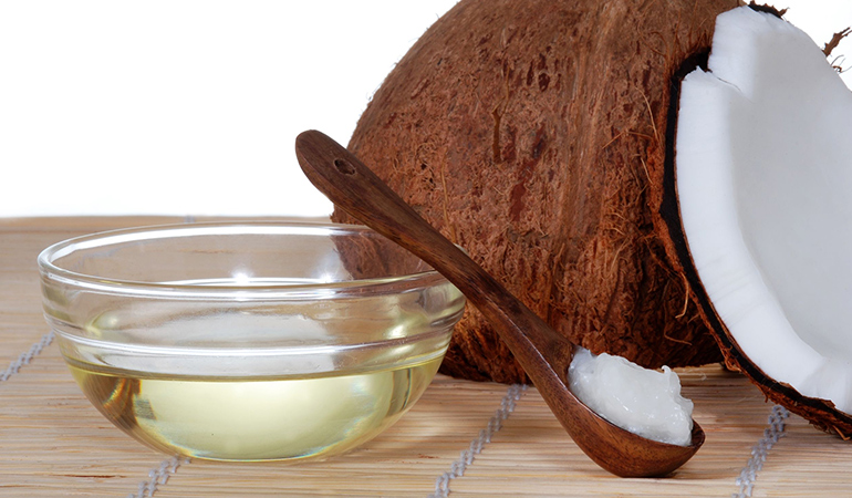 Coconut oil provides healthy fats