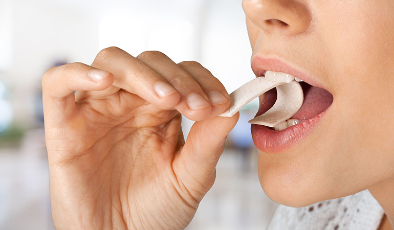 Gum can relieve heartburn and indigestion