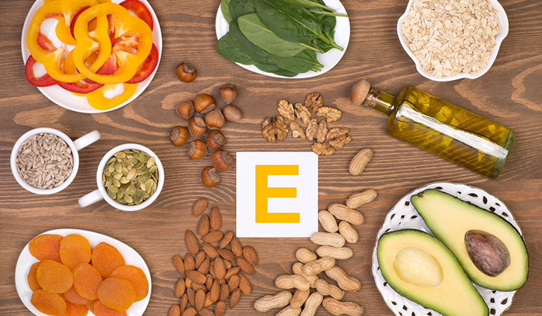 Vitamin E provides moisture and hydration to the skin